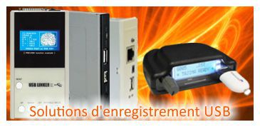 Toutes nos solutions d'enregistrement USB Toutes nos solutions d'enregistrement USB